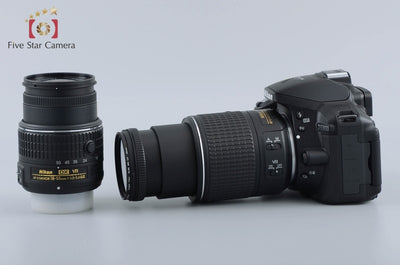 Used: Nikon D5300 Double Zoom Kit 2 Black, Low Shutter Count