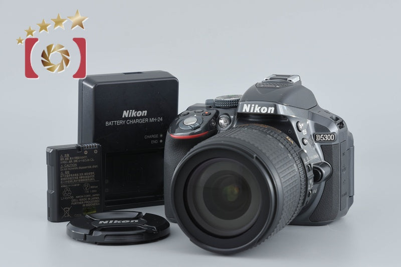 [Used] Nikon D5300 Grey + AF-S DX NIKKOR 18-105mm f/3.5-5.6 G ED VR (Low Shutter Count)