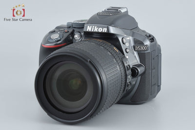 [Used] Nikon D5300 Grey + AF-S DX NIKKOR 18-105mm f/3.5-5.6 G ED VR (Low Shutter Count)