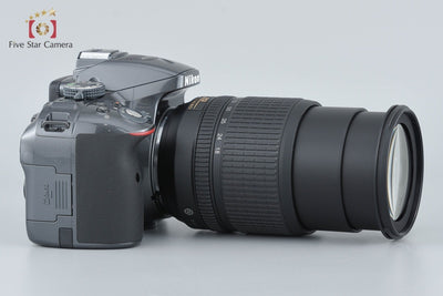 [Used] Nikon D5300 Grey + AF-S DX NIKKOR 18-105mm f/3.5-5.6 G ED VR (Low Shutter Count)