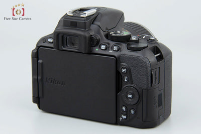 Used Nikon D5500 Black 18-55 VR II Lens Kit - Low Shutter Count