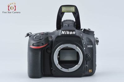 [Used] Nikon D600 Digital SLR Camera, Low Shutter Count