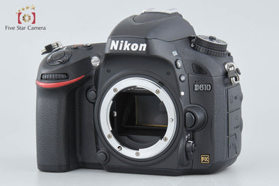 [Used] Nikon D610 Digital SLR Camera with Original Box