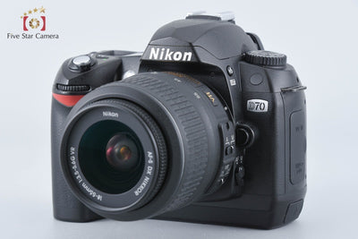 [Used] Nikon D70 + AF-S DX NIKKOR 18-55mm f/3.5-5.6 G VR Low Shutter Count