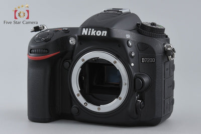 Used: Nikon D7200 Digital SLR Camera