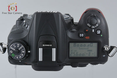 Used: Nikon D7200 Digital SLR Camera
