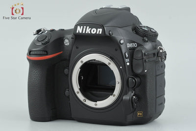 Used: Nikon D810 Digital SLR Camera with Original Box