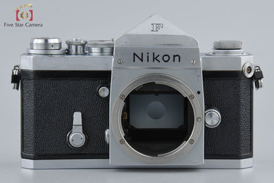 [Used] Nikon F Eye-level Early Model Silver SLR Film Camera