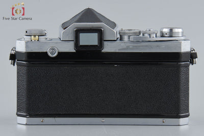 [Used] Nikon F Eye-level Early Model Silver SLR Film Camera