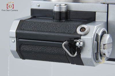 [Used] Nikon F Eye-level Early Model Silver SLR Film Camera