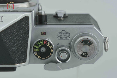 [Used] Nikon F Eye-Level Early Model Silver Film SLR Camera