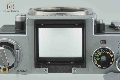 [Used] Nikon F Eye-Level Early Model Silver Film SLR Camera