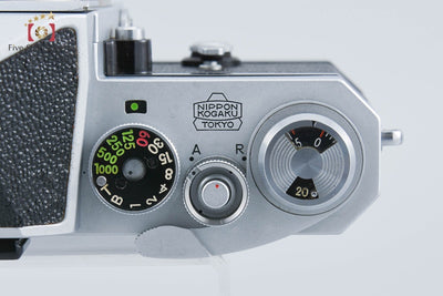 [Used] Nikon F Eye-Level Early Silver Film SLR Camera