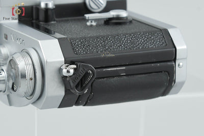 [Used] Nikon F Eye-level Mid-period Silver Film SLR Camera
