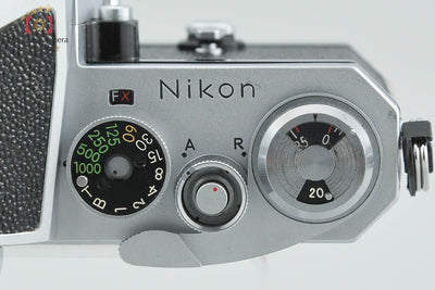 [Used] Nikon F Eye-level Mid-period Silver Film SLR Camera