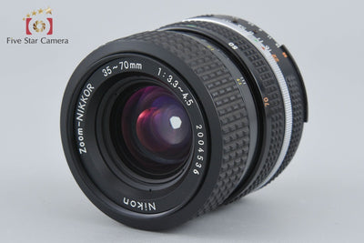 [Used] Nikon FA Black + Ai-S Zoom Nikkor 35-70mm f/3.3-4.5 + MF-16 Data Back