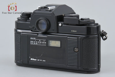 [Used] Nikon FA Black + Ai-S Zoom Nikkor 35-70mm f/3.3-4.5 + MF-16 Data Back