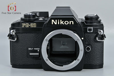 [Used] Nikon FG-20 Black Film SLR Camera