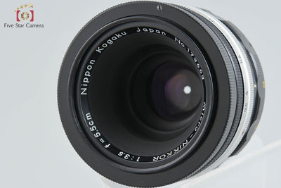 【中古】Nikon ニコン Micro NIKKOR 55mm f/3.5 初期型 爪無し