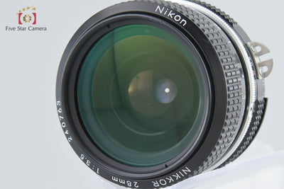 [Used] Nikon New NIKKOR 28mm f/3.5 Ai Converted
