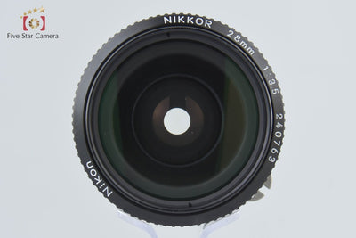 [Used] Nikon New NIKKOR 28mm f/3.5 Ai Converted