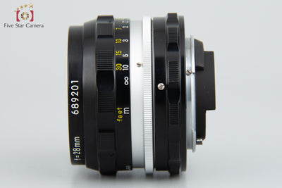 [Used] Nikon NIKKOR-H Auto 28mm f/3.5
