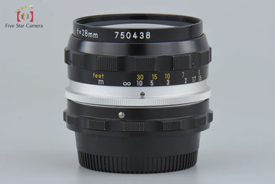 【中古】Nikon ニコン NIKKOR-H Auto 28mm f/3.5