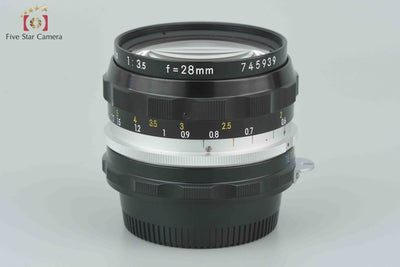 [Used] Nikon NIKKOR-H Auto 28mm f/3.5