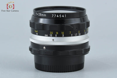 [Used] Nikon NIKKOR-H Auto 28mm f/3.5