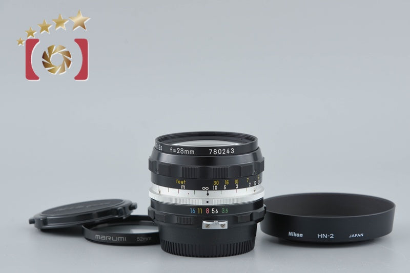 [Used] Nikon Nikkor-H Auto 28mm f/3.5