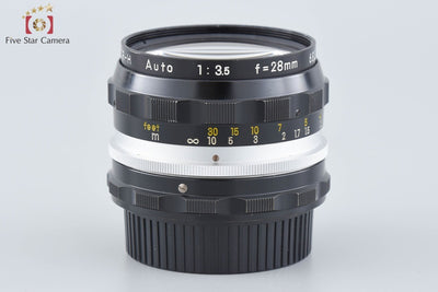 [Used] Nikon Nikkor-H Auto 28mm f/3.5