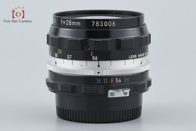 [Used] Nikon NIKKOR-H Auto 28mm f/3.5