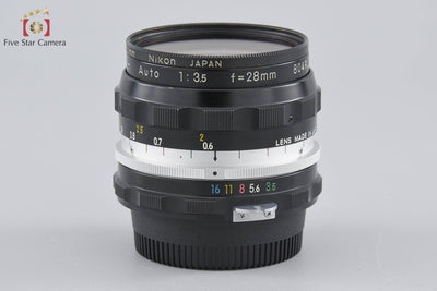 【中古】Nikon ニコン NIKKOR-H Auto 28mm f/3.5