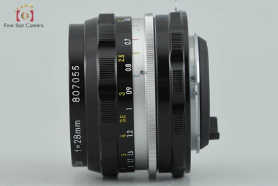 [Used] Nikon NIKKOR-H Auto 28mm f/3.5