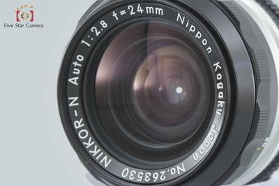 [Used] Nikon NIKKOR-N Auto 24mm f/2.8 Ai-modified