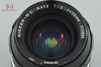 [Used] Nikon NIKKOR-N.C Auto 28mm f/2 AI Converted