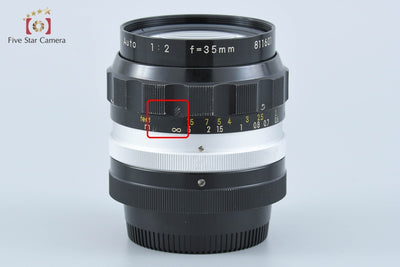 [Used] Nikon NIKKOR-O Auto 35mm f/2 Overhauled in July 2025