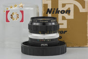 [Used] Nikon Nikkor-O Auto 35mm f/2 with original box