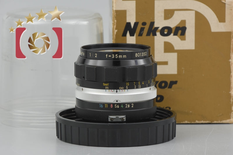 [Used] Nikon Nikkor-O Auto 35mm f/2 with original box