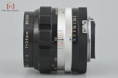 [Used] Nikon Nikkor-O Auto 35mm f/2 with original box