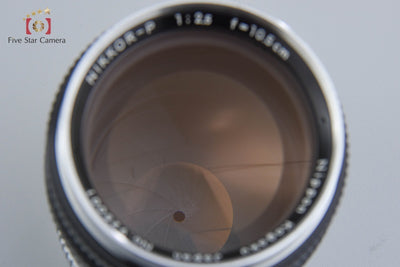 Used: Nikon NIKKOR-P 105mm f/2.5 S-mount