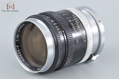 【Used】Nikon Nikkor-P 105mm f/2.5 S-mount