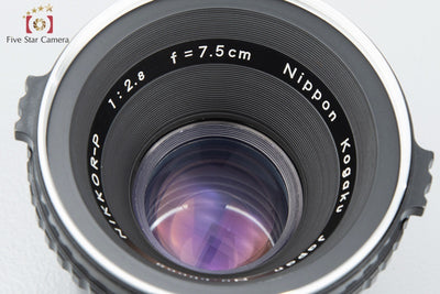 [Used] Nikon Nikkor-P 75mm f/2.8 for Zenza Bronica EC S2 S2A