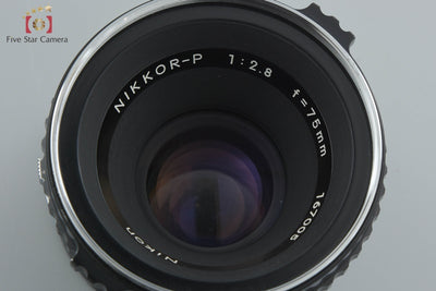 [Used] Nikon Nikkor-P 75mm f/2.8 for Zenza Bronica EC S2 S2A