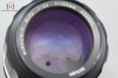 [Used] Nikon Nikkor-P Auto 105mm f/2.5