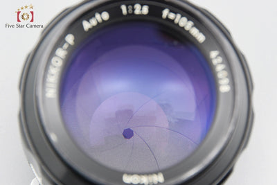 [Used] Nikon NIKKOR-P Auto 105mm f/2.5