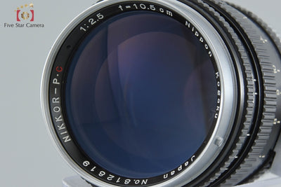 Used] Nikon NIKKOR-P.C 105mm f/2.5 L39 Leica Screw Mount with 105mm Viewfinder