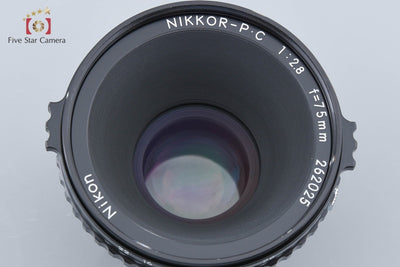 [Used] Nikon NIKKOR-P.C 75mm f/2.8 for Zenza Bronica EC S2 S2A