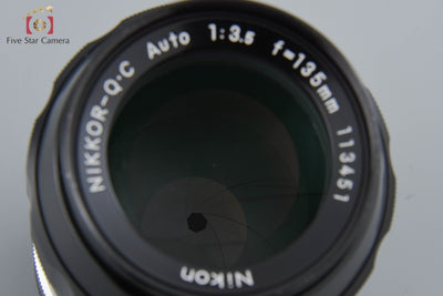 [Used] Nikon NIKKOR-Q.C Auto 135mm f/3.5 Ai Converted