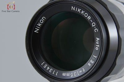 [Used] Nikon NIKKOR-Q.C Auto 135mm f/3.5 Ai Converted